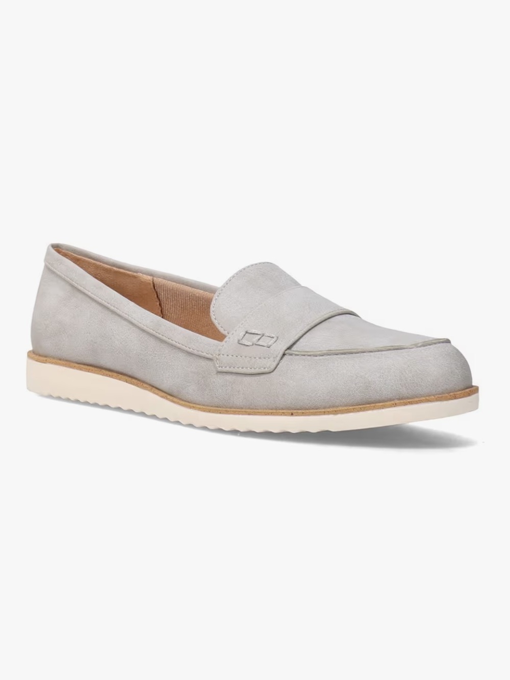 LifeStride Zee Loafers Women’s Size 9.5 Gray Comfort Slip-On Shoes